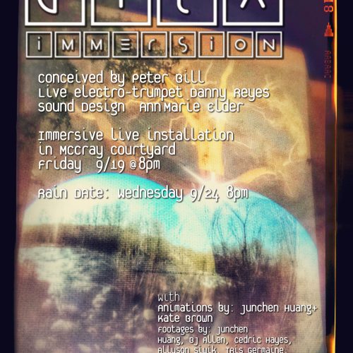 Invite for live projection mapping performance
• 2014